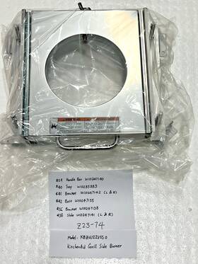 Kbzu122vss0 Kitchenaid W10285883 Tray With Brackets Etc. Grill Side Burner Z23-74