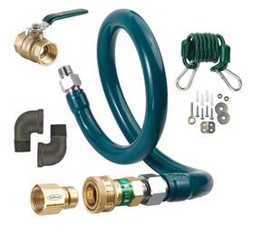 M7548k Krowne Royal Series Moveable Gas Connection Kit Quick Disconnect Valve And
