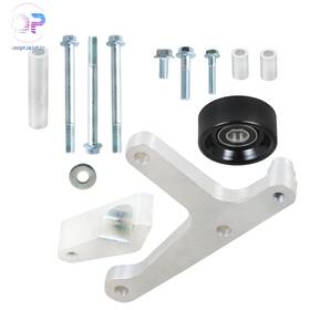 Om246060oc Lablt Alternator Bracket Low Mount F Body With Rear Brace For Lsx Ls1 Ls2 Truck