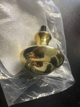 P037007 Lacornue Brass Knob And Stud Assy Model C1mf-1