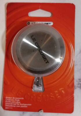 Lecreuset 024147338826 Le Creuset Stainless Steel Replacement Cookware Knob With Screw New