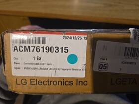 Acm76190315 Lg Touch Control Assembly Brand New In Box