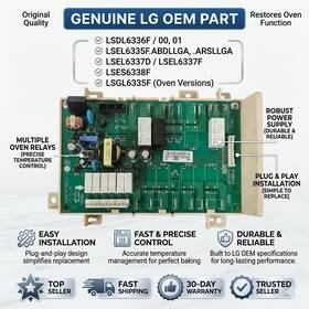 Ebr31737807 Lg Range Control Board Genuine Oem New