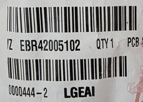 Ebr42005102 Lg New Oem Range Pcb Main Control Board