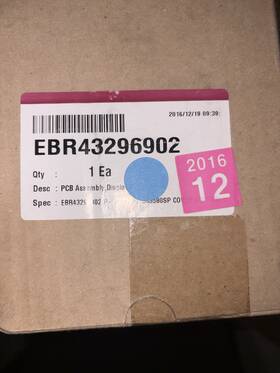 Ebr43296902 Lg Pcb Assembly Main Control Board Oem