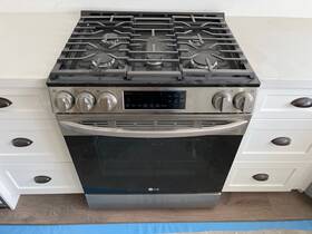 Lsgl5831f Lg 30 Inch Slide-in Gas Range With 5-elements In Stainless Steel -
