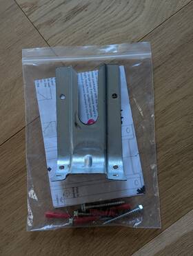 Mbm61927504 Lg Stove Range Anti-tip Bracket Mounting Template And Hardware New