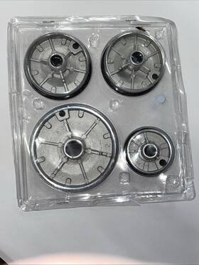 Liberhaus 904455143441 4pcs Portable Gas Stove Burner Cooker Set Surface Caps New