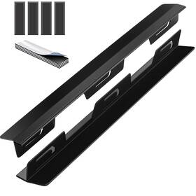 Km0003 Linidcoud Anti-slip Not Sharp Stove Gap Covers Stainless Steel 2pcs 13.8 Inch 27.6 Adjusta