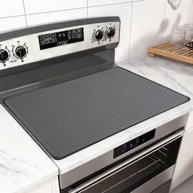 Y16lk101gy01usz Longking 2xthicker Stove Top Cover For Electric - Silicone Mat Glass Cooktop