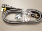 64822701 Lot Of 8x 50amp Range Oven Appliance Heavy Duty 3-wire Power Cords 5footft New