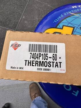 7404p105-60 Magic Chef Magic-chef Range Thermostat Part #7404p105-60 Nos