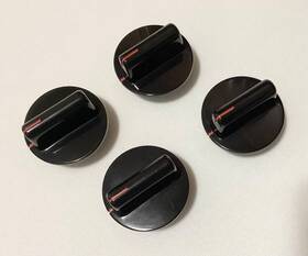 7733p084-60 Magic Chef Set Of 4 Black Maytag / Burner Control Knobs Stove Range