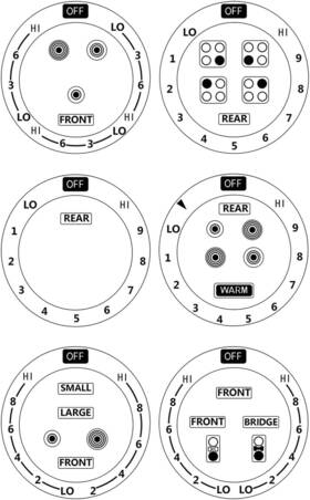 Manwu 313112974955 6 Stove Dials Sticker For Burner Cooktop Hob Cooker Top Oven Replacement A