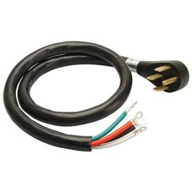09044me Master Electrician 4-feet Round Range Cord Black