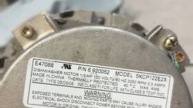 5kcp122e2x Maytag 6 920052 Oem Original Dishwasher Motor