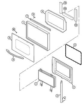 74005570 Maytag Oem Oven Outer Door Glass Same Day Shipping And Warranty