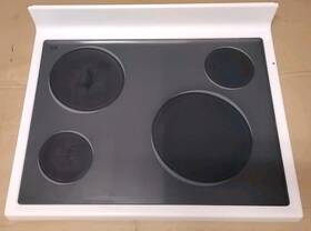 74008542 Maytag Range Main Glass Cooktop Assembly Bisque #74008542