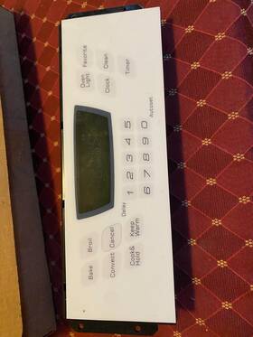 74008638 Maytag Clock Overlay White