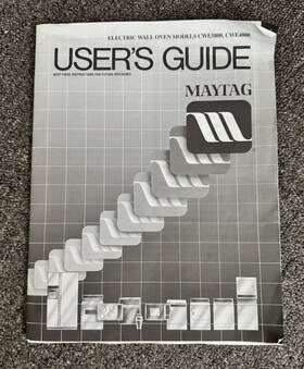 Cwe5800 Maytag Cwe4800 Electric Wall Oven Users Guide Manual And Schematic Sheet
