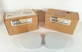 Wp74007200 Maytag New Oven Burner Cap Set Of 2 Light Gray - 71002739 Large 4 Inch