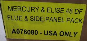 Mercury & Elise A076080 And 48 Df Flue Side Panel Pack