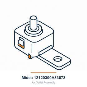 Midea 12120300a33673 Air Outlet Assembly