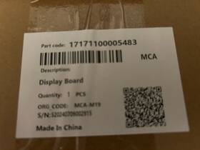 17171100005483 Midea New Inch Oem Range Display Board #17171100005483
