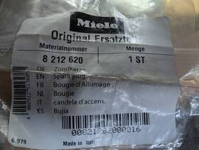 8212620 Miele New Oem Ignitor
