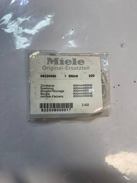8220080 Miele Spark Plug 600mm Km342 Genuine Oem Replacement Gas Cooktop Part
