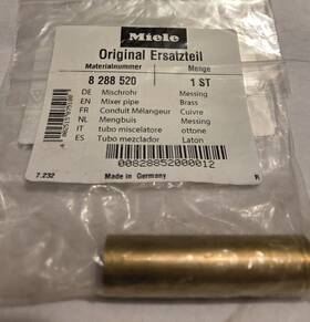 8288520 Miele Mixer Pipe For Burner Genuine Oem Brand New