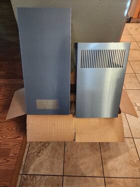 Da5496w Miele M Ele Stainless Steel Chimney Extension Kit For Wall Moun Range Hood New