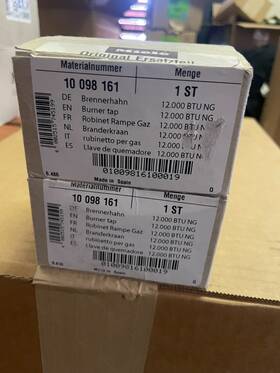 10098161 Miele G4205 New Oem Range Burner Tap For Gas H3
