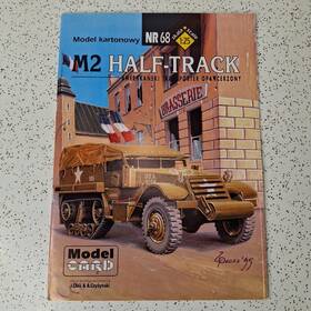 Nr-68 Model Kartonowy M2 Half-track Card Nr 68
