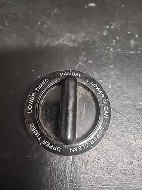 R0702565 Modern Maid 0303353. R0702665 Selector Knob Part # 0303353 Black