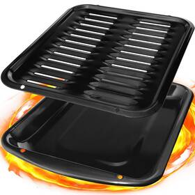 4396923 Mtzul 494997 Broiler Pan 16.75 Inch X 12.75 Compatible With Whirlpool Nonstick Po