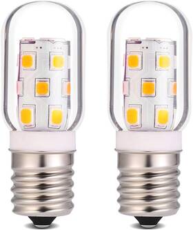 Neanete 763231272003 Led Microwave Light Bulb Over 2 Count Pack Of 1 Warm White 3000k 2pcs