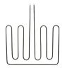 Jk5500sf1ss New Oem Ge Range Oven Bake Element Wb44t10125