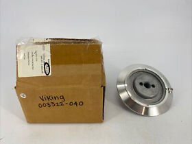 003322-040 Oem Genuine Viking Burner Base Brushed Aluminum New Open Box