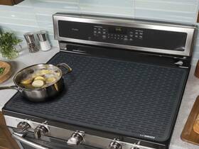 Stc01 Onnixz Electric Stove Cover - 28x20 Premium Silicone Mat For Glass Top Ceramic Cooktop