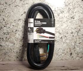 Rd628206 Prime 054732600182 6/2 And 8/2 Srdt 50amp 6ft Range Cord For 1996 Up Homes New