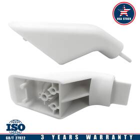 Ap2019455 Prime Supply Wb07x7189 Pair Wb7x7189 For Ge Range Oven Door Handle White End Cap
