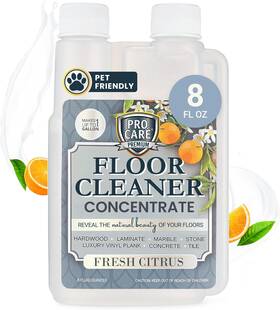 Pc302 Procare Citrus Floor Cleaner Concentrate Made In Usa Vinyl 8 Fl Oz Pack Of 1