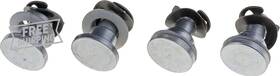 38431 Products Door Hinge Pin And Bushing Kit - 4 Pins Bushings Washers Clips