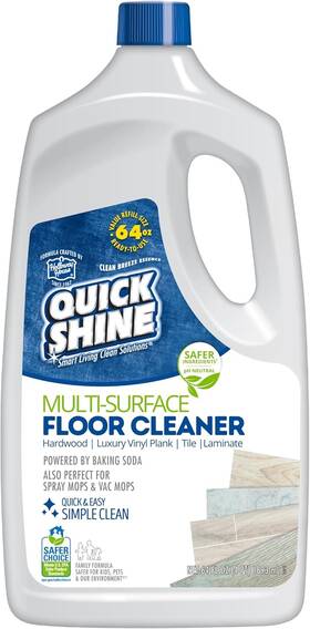 1225-00064u Quick Shine Multi Surface Floor Cleaner 64oz Ready To 64 Fl Oz Pack Of 1