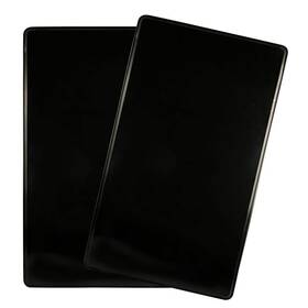 Range Kleen 726084034761 Rectangle Burner Kover In Black 2-pack Of Kovers Deep Cover