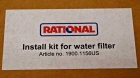 1900.1156us Rational Installation Kit For Water Filter Article No