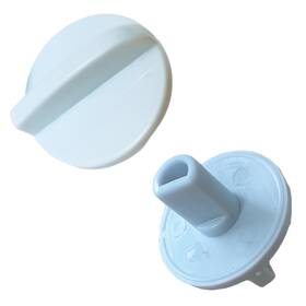 Recdec 717331316419 2 Pack Temp Control Knob Replacement Refrigerator Temperature White