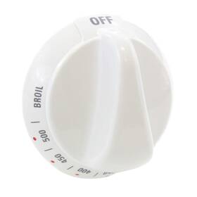 Red130021 Red Hound Auto 1 Oven Range Thermostat Temperature Knob White Replacement Compatible With Ge