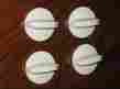 Rf368 Whirlpool 4 Range Parts Bisque Almond Knobs Knob